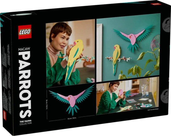 LEGO Art 31211 The Fauna Collection - Macaw Parrots - Resim 2
