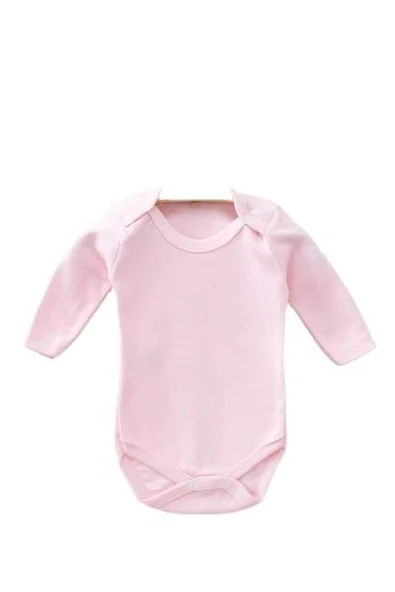 Uzun Kollu Kız Bebek Çıtçıtlı Body - Büyük Boy (Bbyrn) - 6