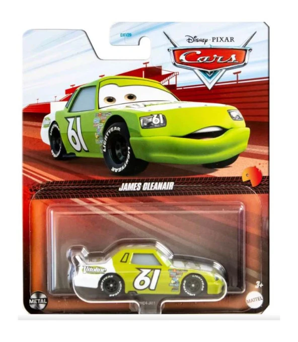Disney Cars Tekli Karakter Araçlar Movie James Cleanair DXV29