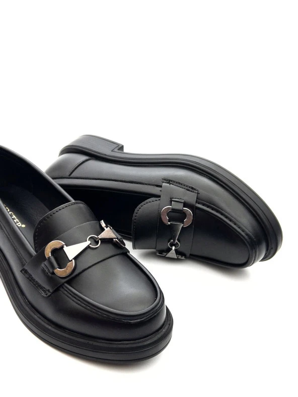 Potinonline 1365 Kadın Tokalı Loafer Ayakkabı - 7