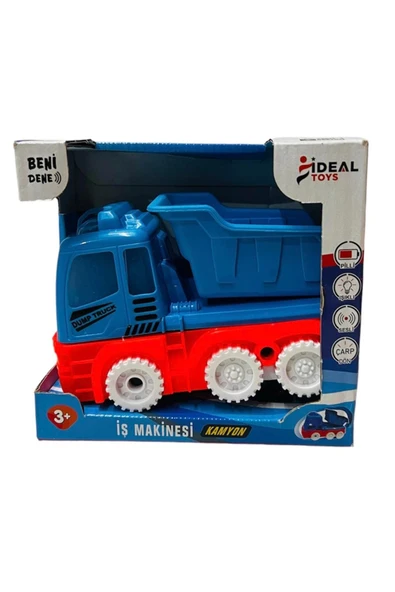 Pilli Sesli Işıklı Sensörlü Kamyon İş Makinası - 2