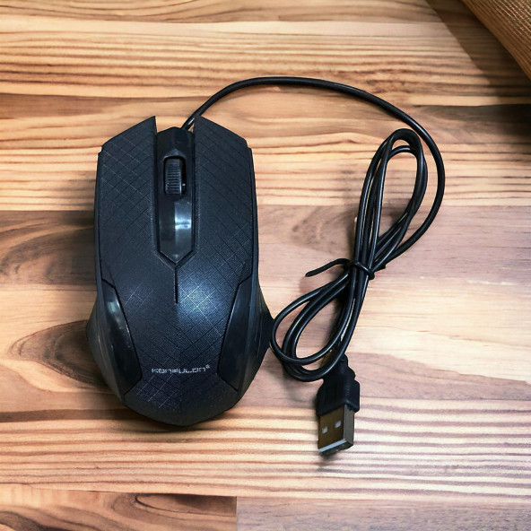 KONFULON USB Lİ KABLOLU OPTİCAL MOUSE MAUS - 3