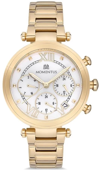 MOMENTUS CS378G-02SG ALTIN KAPLAMA KADIN KOL SAATİ