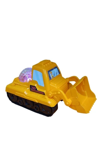 Pilli Kepçe Ekskavatör Disco Işıklı Sesli Çarp Dön - 3