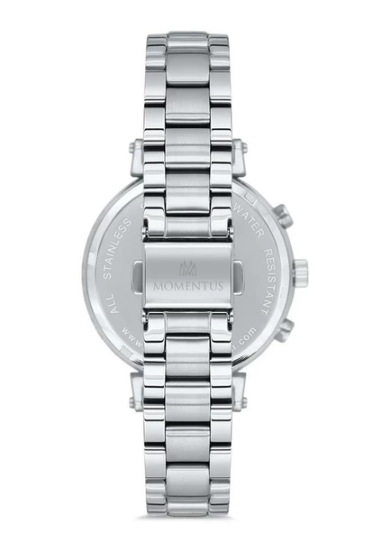 MOMENTUS SS236S-02SS ÇELİK TAŞLI KADIN KOL SAATİ - 3