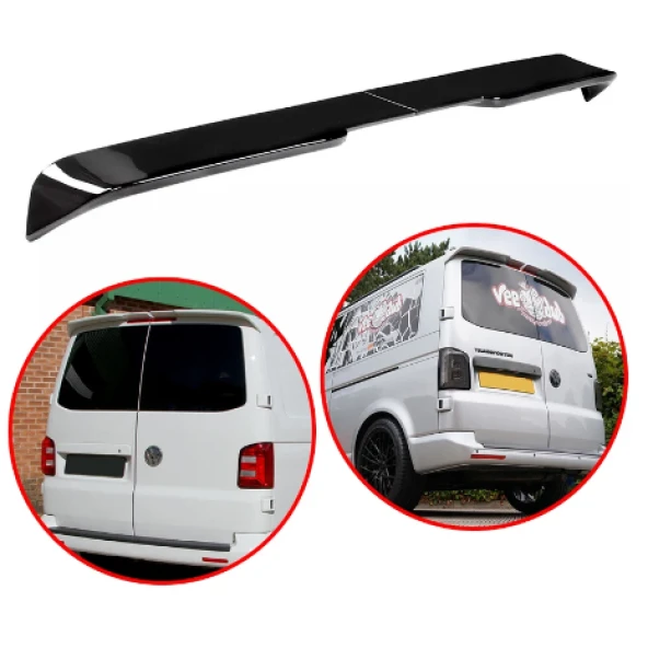 Volkswagen Transporter Uyumlu T5.5 Spoiler Bagaj  Gt Md:6 2 Parça Fiber 2010-2015 ürün görseli