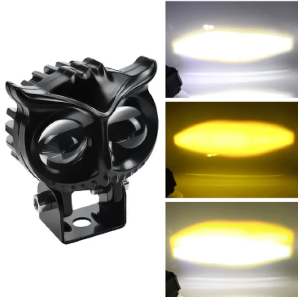 Offroad Sis Uyumlu Lambası 40W Beyaz-Amber Çakarlı 12-30V / Lass295 Parça