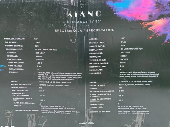 Kiano Elegance 50 İnch Android 9.0 Led Tv (Hasarlı) - 8