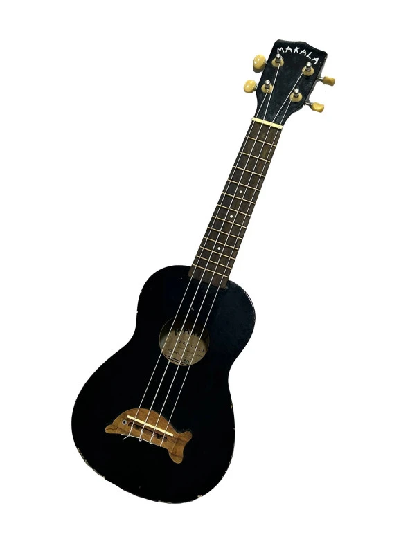 Makala Dolphin Soprano Ukulele Siyah 2.El