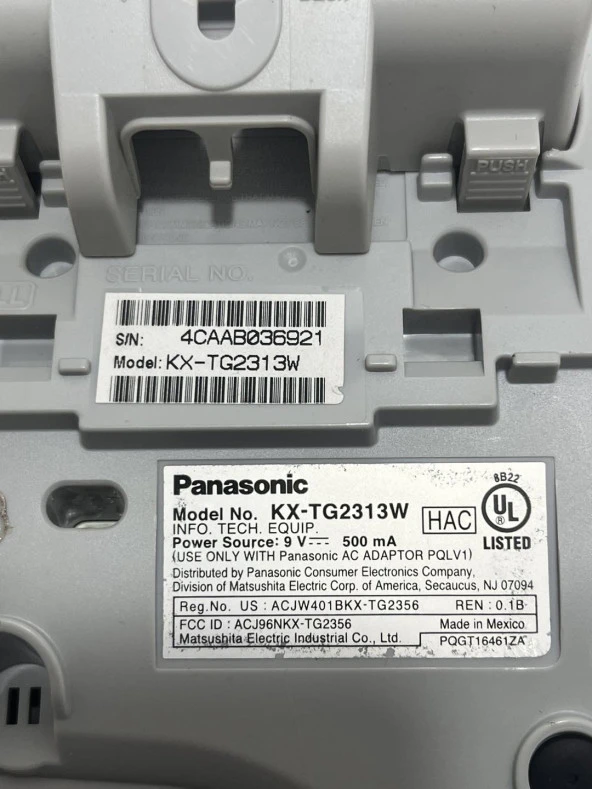 Panasonic KX-TG2313W Telsiz Telefon (Kutusuz) - 7