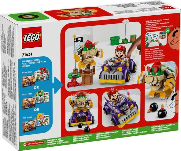 LEGO Super Mario 71431 Bowser's Muscle Car - 2