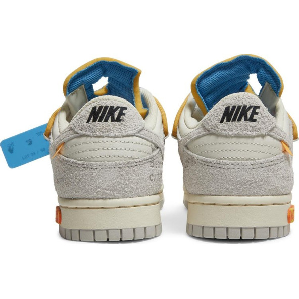 Nike Dunk Low Off-White Lot 34 Spor Ayakkabı - 5