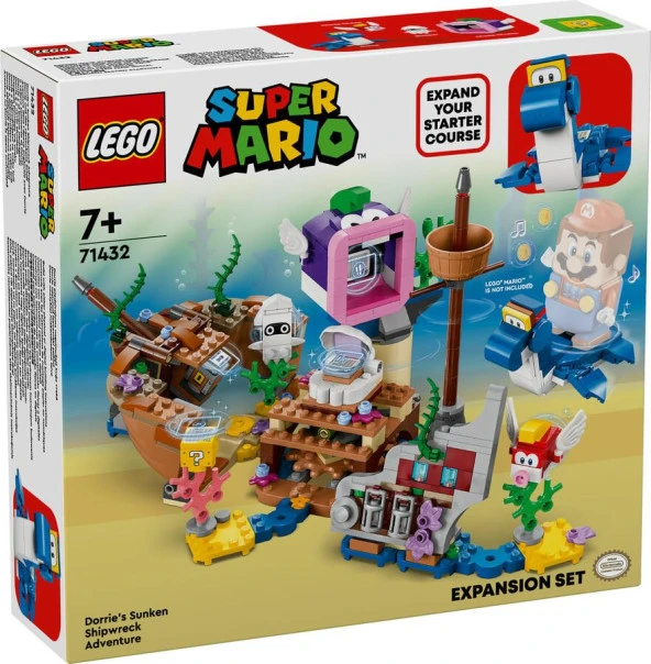 LEGO Super Mario 71432 Dorrie's Sunken Shipwreck Adventure