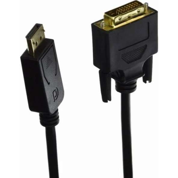 Displayport To DVI Çevirici Dönüştürücü Adaptör Kablosu 3 Metre - Resim 5
