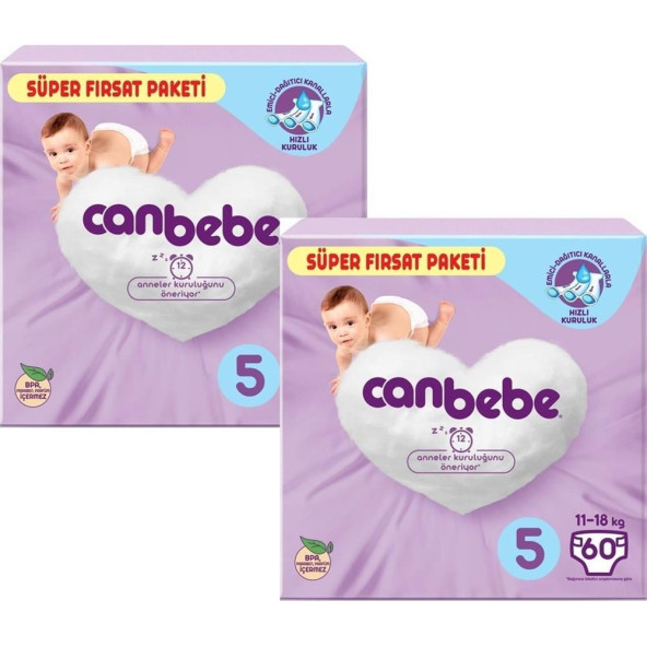 CANBEBE BEBEK BEZİ 5 NO 120 ADET