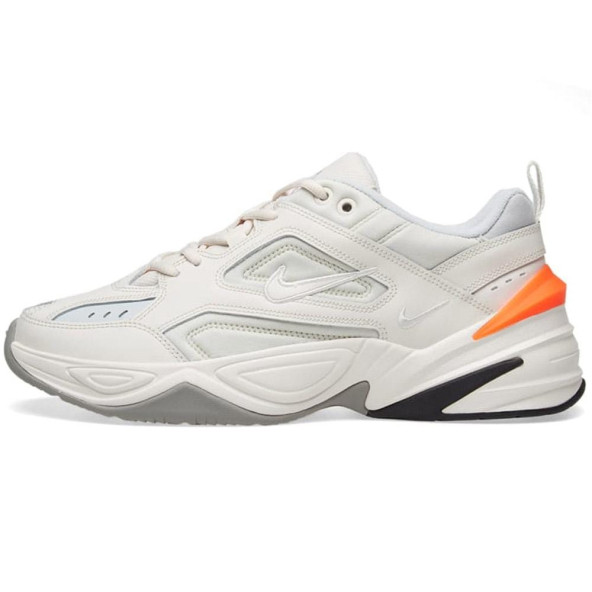 Nike tekno blanche orange hotsell