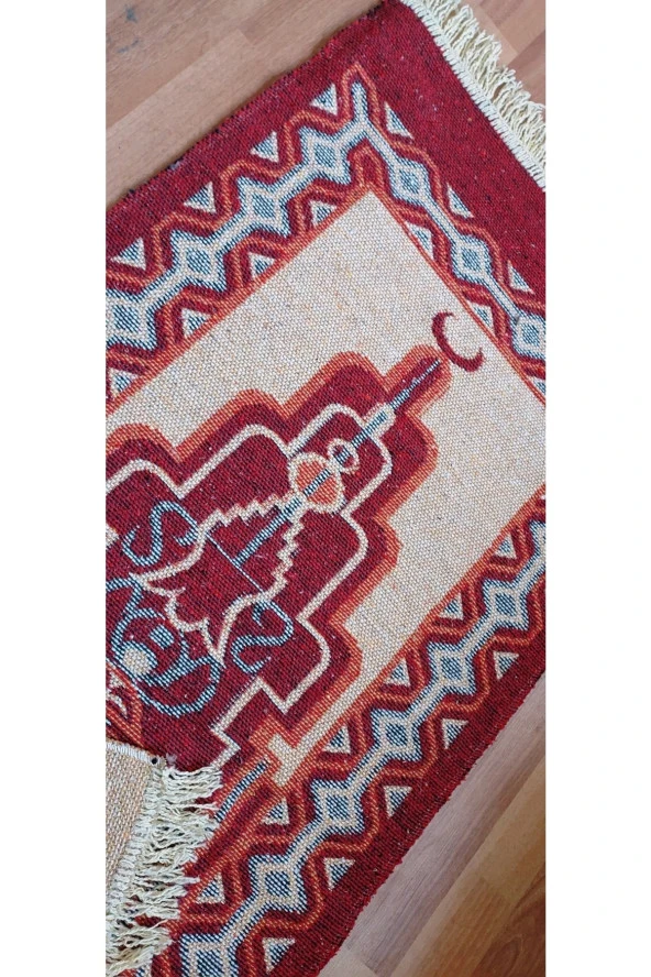 Algelsineve 60x125cm Antik Kilimden Seccade - 3