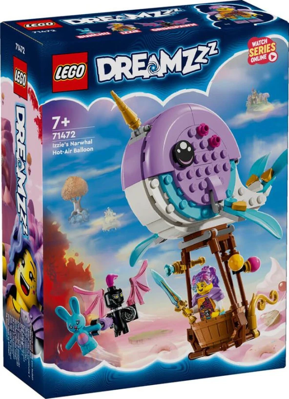 LEGO Dreamzzz 71472 Izzie's Narwhal Hot-Air Balloon
