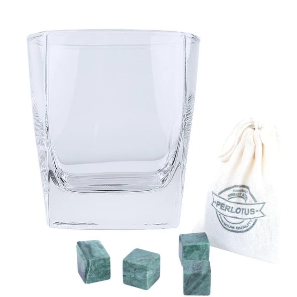 Perlotus 300 cc Sterlin Viski Bardağı Granit Viski Taşı Hediyeli - 2