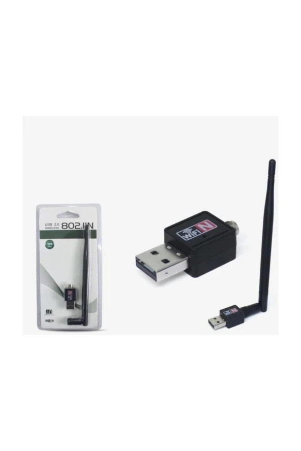 Hd779 Usb Wireless Adaptör Antenli 150 mbps