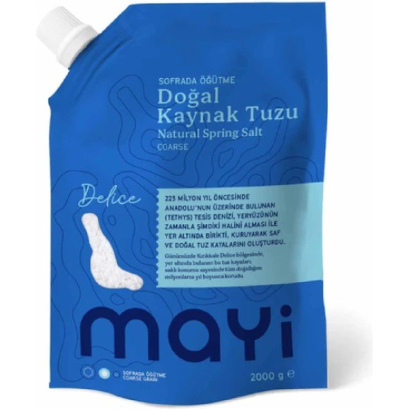 Mayi Tuz Delice Salamura Doğal Kaynak Tuzu 2 kg