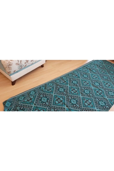 6 m2 Eşme Desen, Serme, Çok Amaçlı Halı Örtüsü, Pike, Savan - 9