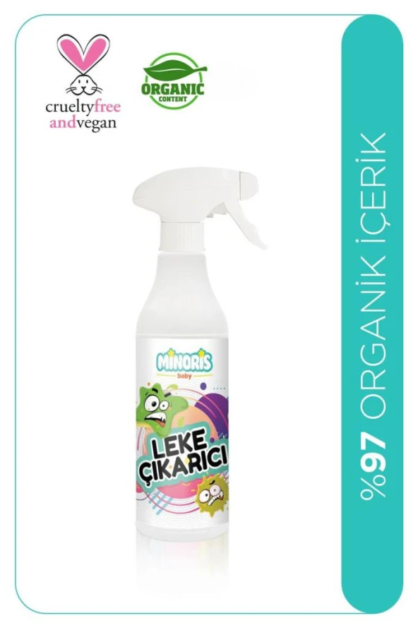Minoris Organik Leke Çıkarıcı Sprey 500ml - 4