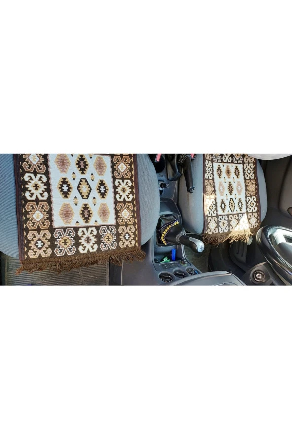 Suave Antik Kilimden Serme Oto Kılıfı Takımı - 3