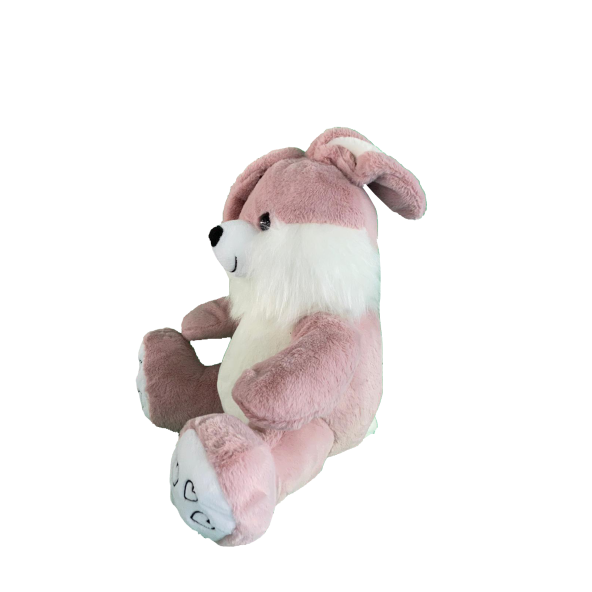 OTURAN SAKALLI PEMBE PELUŞ TAVŞAN - 2