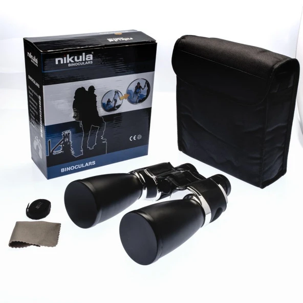 Nikula 90X60 Metal Gevdili Mavı Mercekli Dev Boy Kamp Avcılık Dürbün 1000M/35M ürün görseli