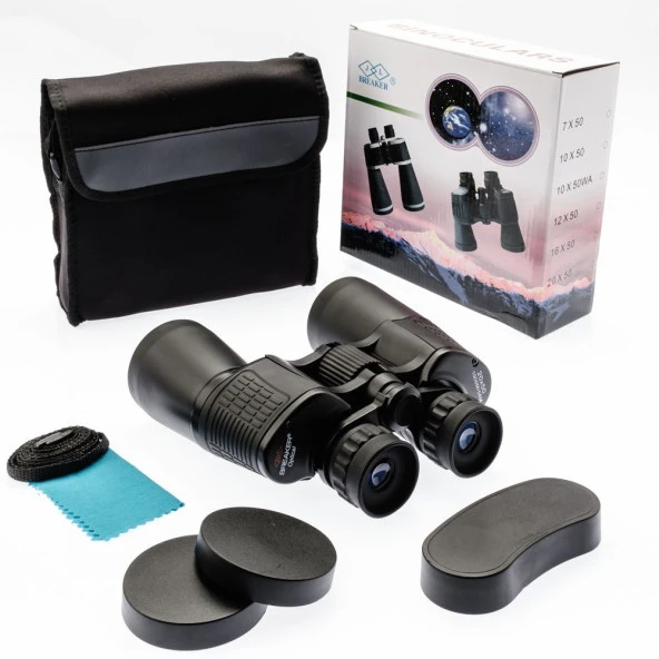 Breaker Wa-20X50 Profesyonel El Dürbünü - 1000M/56M - Siyah ürün görseli 1