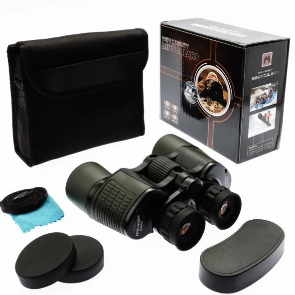 Breaker 20X40 Çift Göz Ayarlı Profesyonel Dürbün 1000M/56M - Yeşil ürün görseli 1