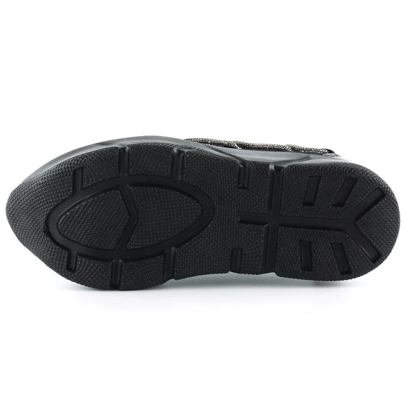 Erkan Saçmacı Maggie Gümüş Streç Zincirli Sneaker - 5