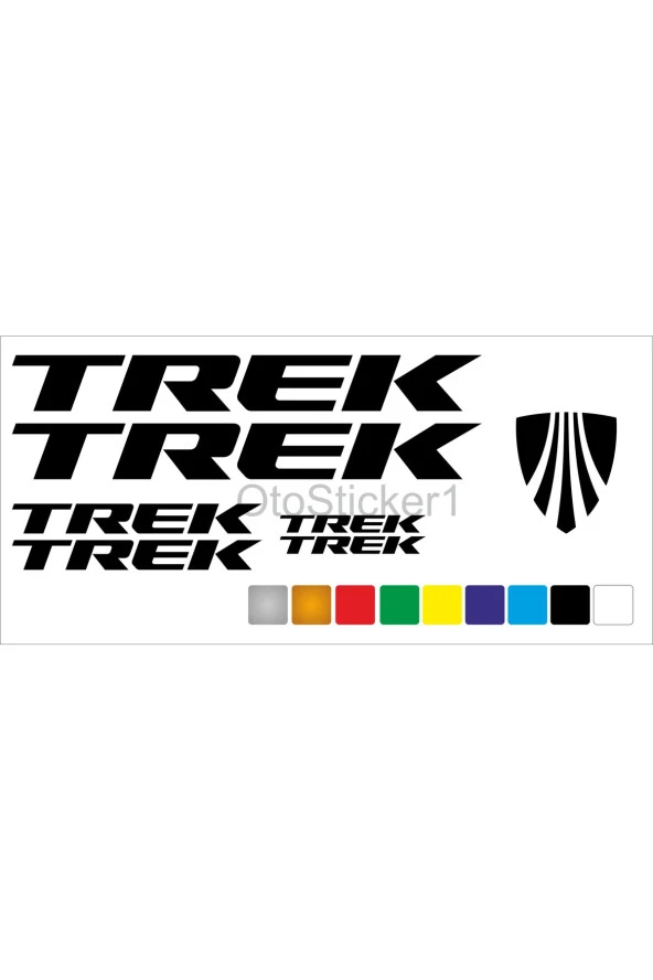 Trek Bisiklet Kadro Sticker Set Premium Kalite - PttAVM