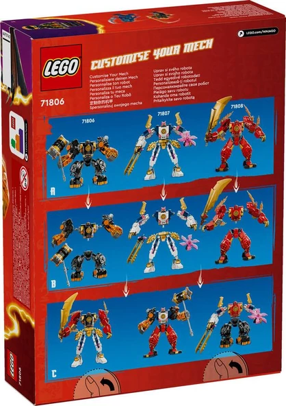 Lego Ninjago 71806 Cole's Elemental Earth Mech - 2
