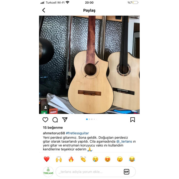 Gitar Gövde Klavye Temizleyici Parlatıcı Koruyucu Vaks Krem 100 Ml Guitar Polishing Wax - 3
