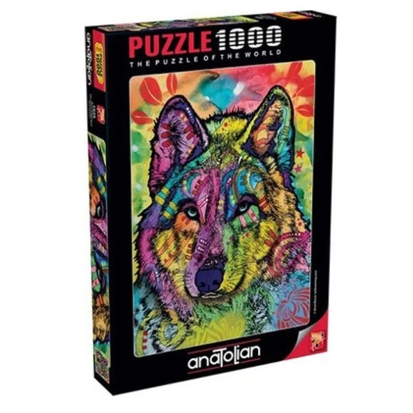 1048 Kurt Bakışı 1000 Parça Puzzle -Anatolian - 4