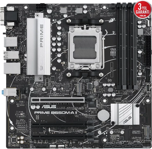 ASUS PRIME B650M-A II DDR5 6400MHZ  mATX M.2 AM5