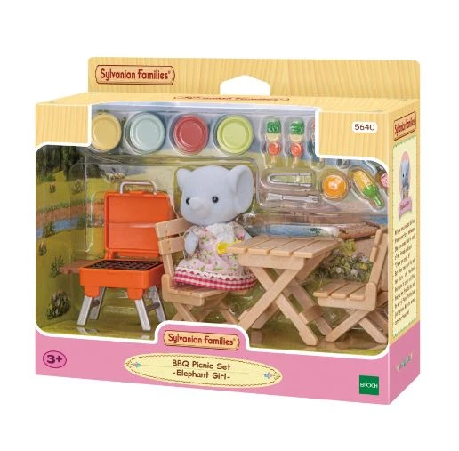 Sylvanian Families Barbekü Piknik Fil Kız ESF5640 - Resim 1