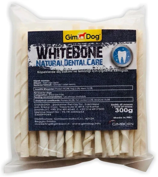 Gimdog Mordimi Burgu Çubuk 12,5 cm.-6 Gr. 50 li Beyaz 300 Gr. ürün görseli