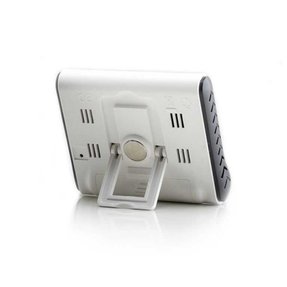 Diwu DC102 İç Mekan Termometre Nem Ölçer Saat - 3