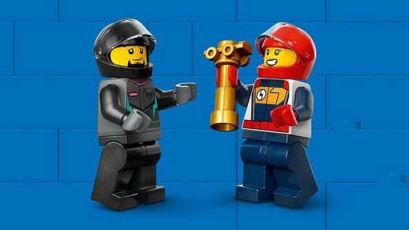 LEGO City 60400 Go-Karts and Race Drivers - Resim 4