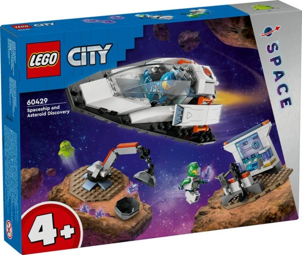 LEGO City 60429 Spaceship and Asteroid Discovery