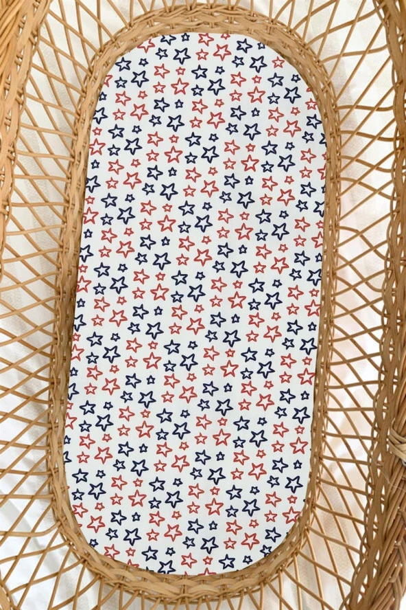 100x150 cm Ranforce Kumaş Lastiksiz %100 Pamuklu İpeksi Bebek Çarşafı - 11