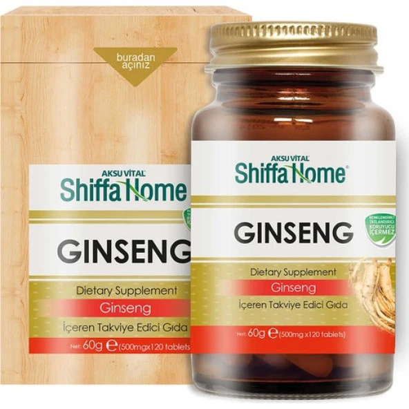 Shiffa Home Bitkisel Ginseng 120 Tablet ürün görseli 1