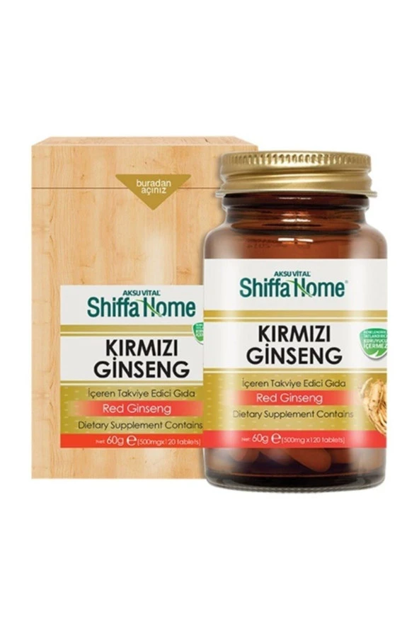 Shiffa Home Kırmızı Ginseng Tablet 120 Adet - 1