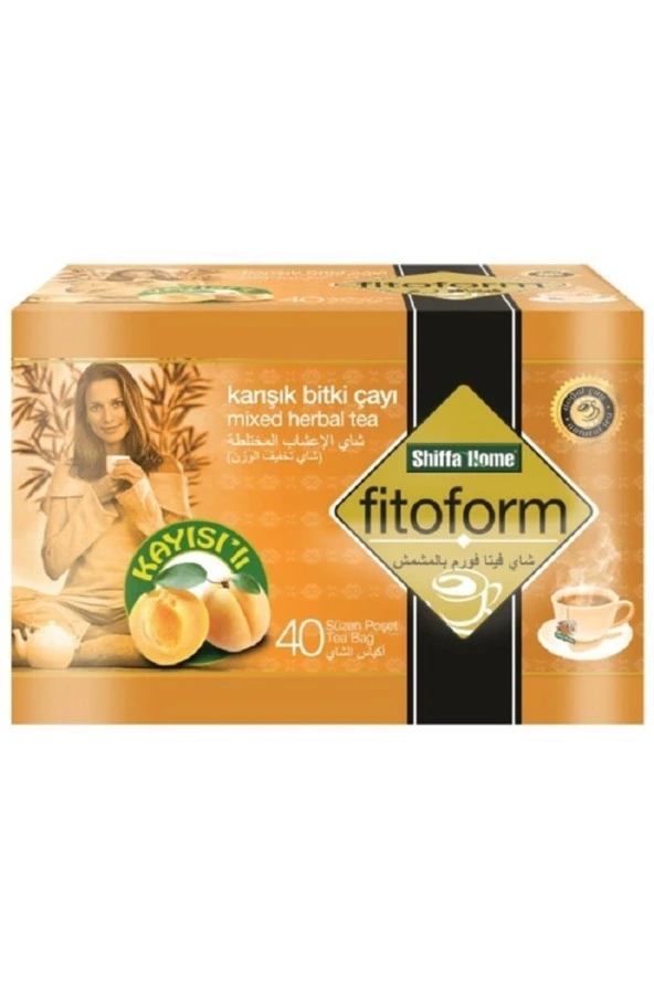 2 Kutu Fitoform Karışık Bitki Çayı Kayısılı Fitoform L-karnitinli