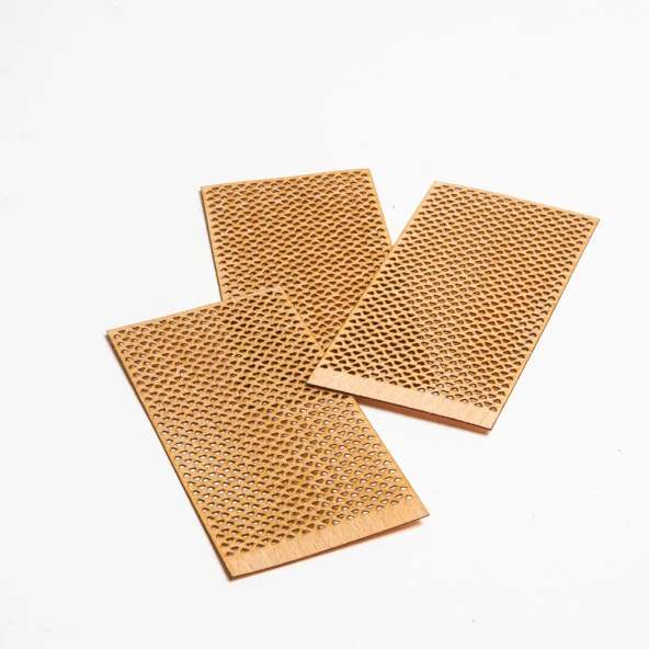 Delikli Model (üçgen) 50 x 100 x 0.5 mm Sehpalı 40 Adet - Resim 5