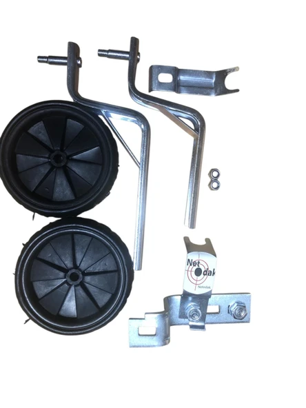 Vitesli Bisiklet Yan Denge Tekeri Kalın Demirli 16-20 Jant Bisiklet Yan Tekeri