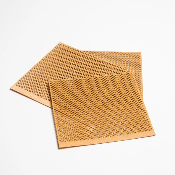 Delikli Model (üçgen) 100 x 100 x 0.5 mm Sehpalı 40 Adet - Resim 5